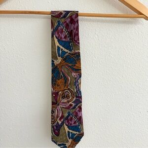 Cezani Colorful Butterfly Patterned Men's Tie